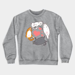 I love fat cats Crewneck Sweatshirt